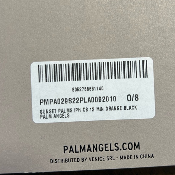 NIB Palm Angels Sunset Palms i Phone 12 Mini Case - Picture 3 of 3